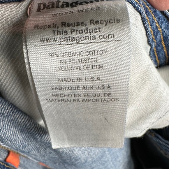 Patagonia Steel Forge Denim Pants Jeans Double Knee Mens Size 44x30 - Picture 10 of 11